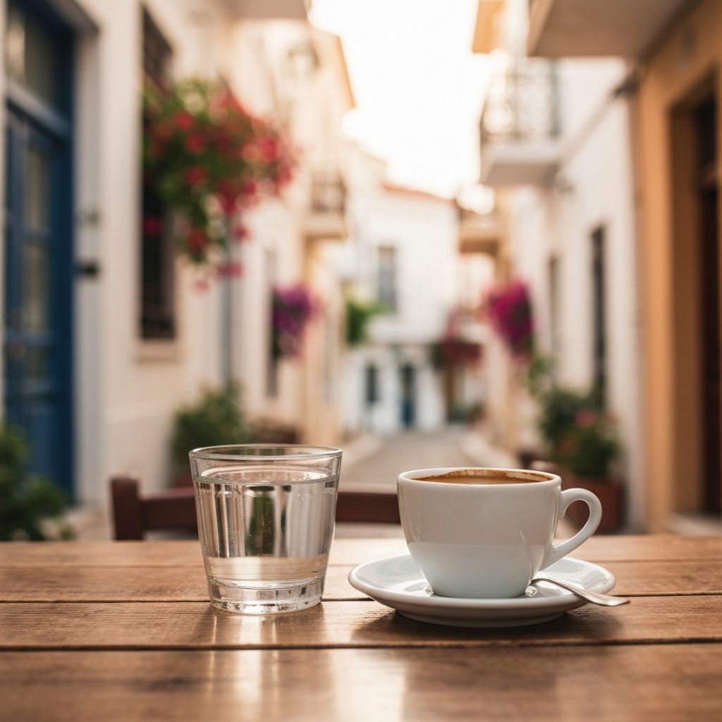 Koukaki neighborhood cafe